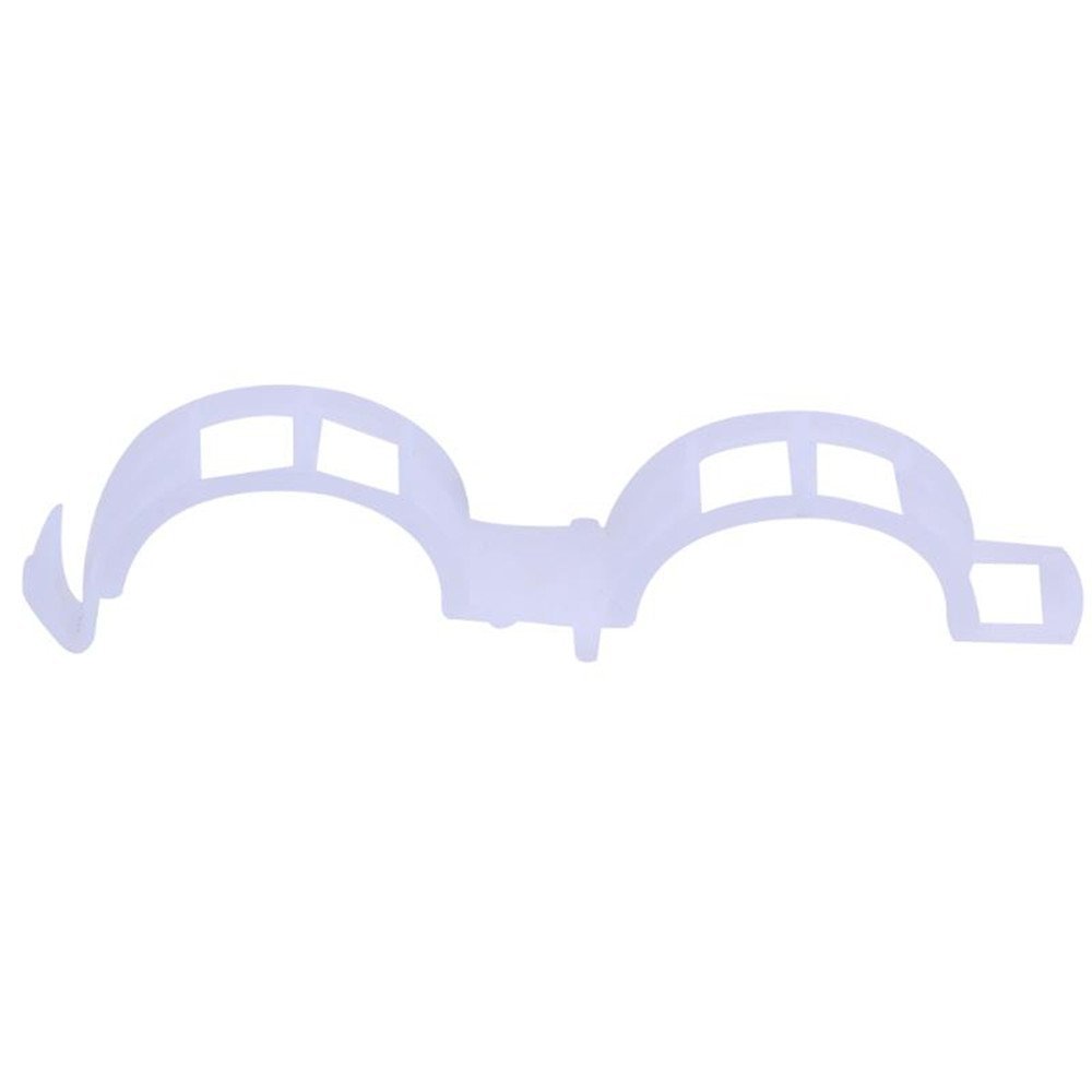 TRIXES 100 x Plant Clips - Plastic Ties to Secure Vines, Flowers, Trees, Plants - Reusable, Plant-Friendly Secure Garden Clips to Support Vine & Flower Stems - White