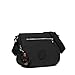 Kipling Women's Attyson Solid Crossbody Bag, Black, One Size
