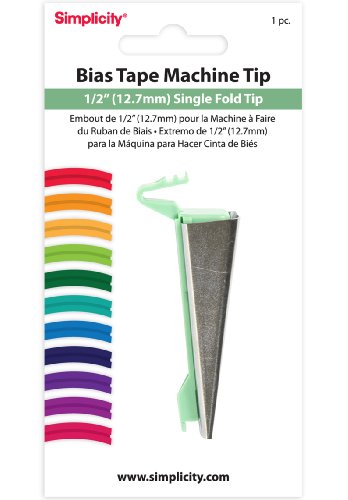 Simplicity 1/2-Inch Single Fold Bias Tape Machine Tip