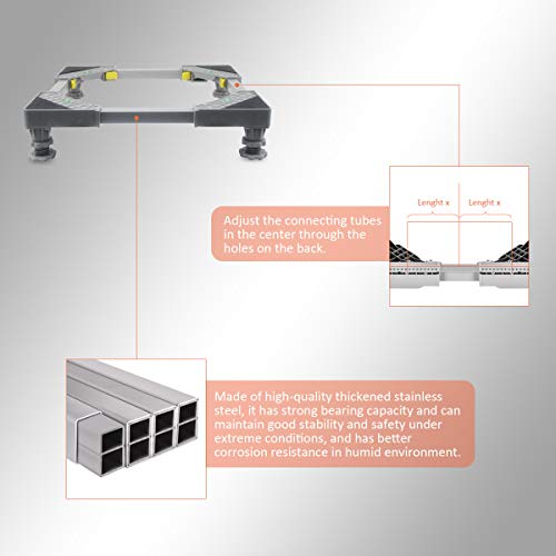 3 Adjustable+Movable+Refrigerator+Multi+Functional+Furniture