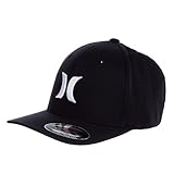 Hurley Mens One and Only Flex Fit Cap S/M Black
