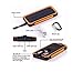 Solar Chargers 30,000mAh, Dualpow Portable Dual USB Solar Battery Charger External Battery Pack Phone Charger Power Bank with Flashlight for Smartphones Tablet Camera (0RANGE)