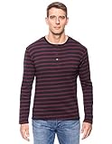Noble Mount Mens Solid Thermal Henley Long Sleeve T-shirts