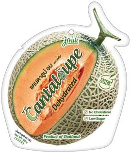 Jfruit Dehydrated Cantaloupe, Cantaloupe Chips 65g.