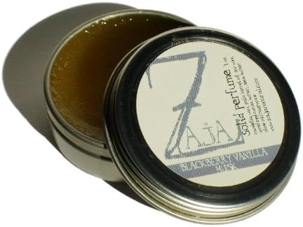 BlackBerry Vanilla Musk Solid Perfume by ZAJA Natural 30g Notes Include BlackBerry, Vanilla Musk, White Rose
