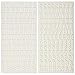 American Crafts Foam Alphabet Stickers-Rockabye-White, 228/Pkg