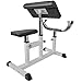 Titan Preacher Curl Station Seated Strength Training Bench Bicep Home Gym Fitness Equipment