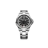 Victorinox Men's 241569 Night Vision Analog Display Swiss Quartz Silver Watch