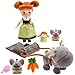 Disney Animators' Collection Anna Mini Doll Play Set