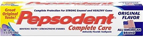 Pepsodent Complete Care Toothpaste Original Flavor 5.5 Oz (Pack Of 12)