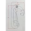 2-Pieces-Stainless-Steel-316-Spring-Hook-Carabiner-38-Marine-Grade-Safety-Clip