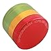 Chromium Crusher 2.5 Inch 4 Piece Tobacco Spice Herb Grinder- Rasta (2.5