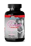 Female Libido Supplement - Natural Female Enhancement Supplement - Female Sexual Support Formula with Horny Goat Weed 1000 Mg to Increase Mood and Desire (1 Bottle 60 Capsules)