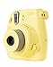 Fujifilm Instax Mini 8 Film Camera (Yellow) + Instax Mini Film (20 Shots) + Protective Camera Case + Selfie Lens + Filters + Frames Photix Decorative Design Kit