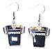 Dallas Cowboys Jersey Dangle Earrings