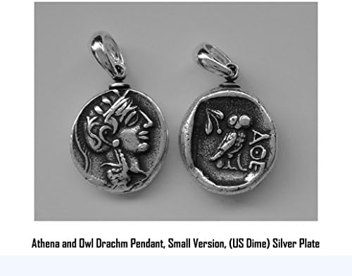 Greek Mythology Athena Owl Coin Pendant (Smaller Version) 47PS