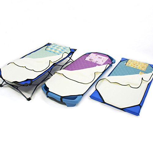 image for Urban Infant Tot Cot All-in-One Modern Preschool/Daycare Nap Mat with 