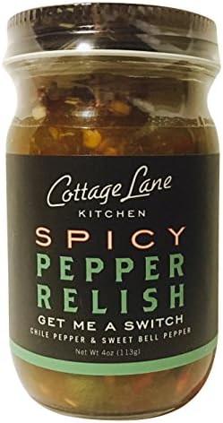 Cottage Lane Kitchen Spicy Pepper Relish, Get Me a Switch - 4oz