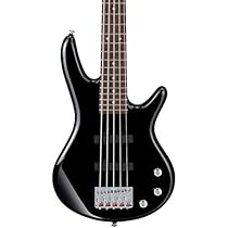 Ibanez GSRM25 Mikro 3/4 Size Electric Bass Guitar - 5 Strings - Black Finish
