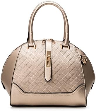 Half Round Zip Handbag (Gold)