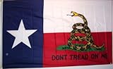 NEOPlex - 3' x 5' Don't Tread On Me Texas Flag