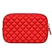 External Hard Drive Sleeve, Evecase Anti-Shock Diamond Portable Neoprene Carrying Sleeve Case with Zippered Pocket for 2.5