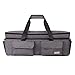 Weeare Double-layer Cricut Carrying Bag Compatible with Cricut Explore Air(Air2), Cricut Maker, Cricut Die-Cut Machine,Cricut Accessories Case Bag (Grey)