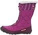 Columbia Girls' Youth Minx Mid II Waterproof Omni-Heat-K Snow Boot, Intense Violet/Flame Orange, 5 M US Big Kid