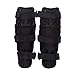 Webetop Knee Shin Guards Adult 1 Pair Flexible Breathable Adjustable High-Impact PE+EVA Knee Pads for Motorcycle Motocross Racing Mountain Bike-One Size Fits Most Black