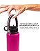 Flaskars Paracord Handle for Hydro Wide Mouth 12oz - 64 oz Sport Water Bottle Flask Strap Carrier (Pink Camo/Black)