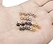 FIBO STEEL 5 Pcs Stainless Steel Round Ball Stud Earrings for Men Women,4MM