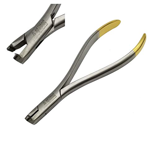 Distal end cutter large handle TC inserts gold plated with safety hold by Wise Linkers USA