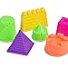 Mini Sand Molding Tools 6Pcs Castle Building Model Beach Toys Kit for Kids - Random Color