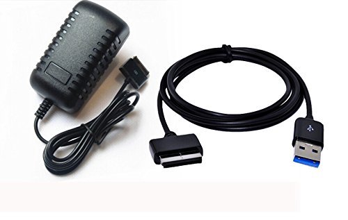 VIPstoreÂ® US AC Wall Charger Travel Power Adapter + USB 3.0 Data Sync Charger Cable for ASUS Eee Pad Transformer TF101 TF201 TF700 TF300 TF300T