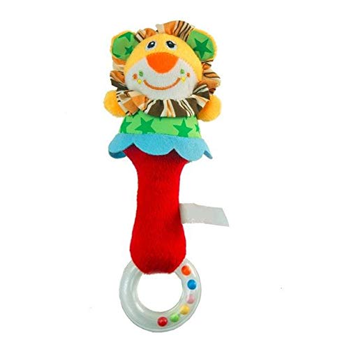 image for Chanys Cute Plush Animal Hand Bell Rattler Toys for Newborn Infants 
