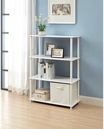 Mainstays No Tools 6-Cube Storage Shelf - White