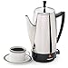 Presto 02811 12-Cup Stainless Steel Coffee Maker with 1 Year Extended Warranty