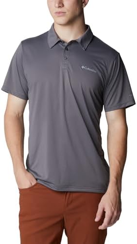 Polo de caminhada masculino, Polo Camisa, Cinzento Urbano, Médio