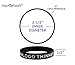 Max Petals BLOOD THINNER Medical Alert ID Silicone Bracelet Wristbands 4 Pack