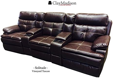 Solitude Theater Seats (Row of 3, Vineyard Tuscan)