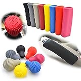 XUKEY 2Pcs Car Auto Round Shaped Silicone Gear