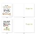 10 Small Thank You Greeting Cards with Envelopes, All-Occasion ‘Words of Appreciation’ Note Cards Featuring Artfully Rendered Quotes about Gratitude (4