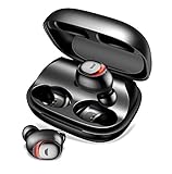 TeckEpic Bluetooth Wireless Earbuds Headphones - Sports IPX5 Waterproof Stereo in-Ear Earphones w Charging Case Compatible with iPhone Samsung iPad and Most Android Phones