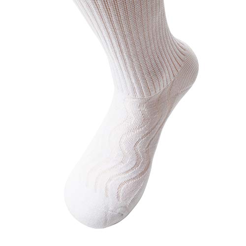MD 6 Pairs NonBinding Men's Cushioned Moisture Wicking Bamboo Diabetic