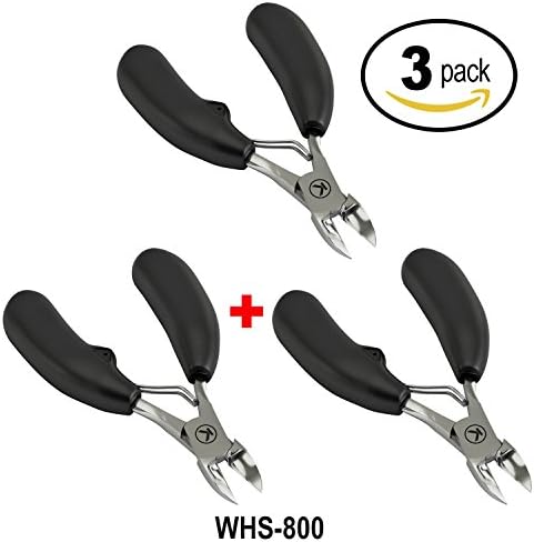 Kohm WHS-800 Nail Clipper for Thick Nails Bundle (3 Pack)