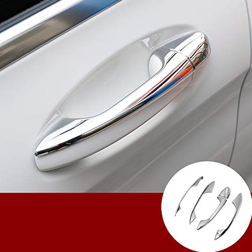 wroadavee ABS Exterior Car Door Handle Cover Trim 5pcs for Mercedes-Benz C Class W205 S205 2014-2019
