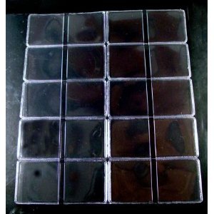 100 Double Pocket 2x2 Archival Safe Coins Flips & Inserts by Safe-T