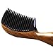 Onedor Buffalo Horn Handmade 100% Natural Green Sandalwood Hair Comb - Anti-Static Sandalwood Scent Natural Hair Detangler Wooden Comb (Wide Tooth)