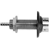 Kegco SHANK3-ASC 3-1/8" Long All SS Contact Shank with Nipple Assembly - 3/16" I.D. Bore