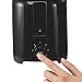 Proctor Silex 2-Slice Extra-Wide Slot Toaster with Cool Wall, Shade Selector, Toast Boost, Auto Shut-off and Cancel Button, Black (22215PS)